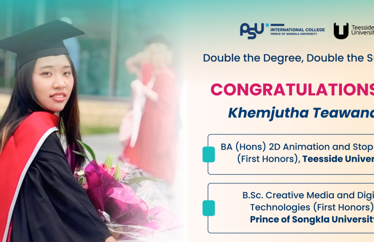 Congratulations to Ms. Khemjutha Teawanan